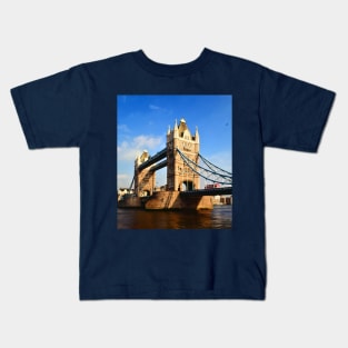 Tower Bridge, London, Iconic city views Kids T-Shirt